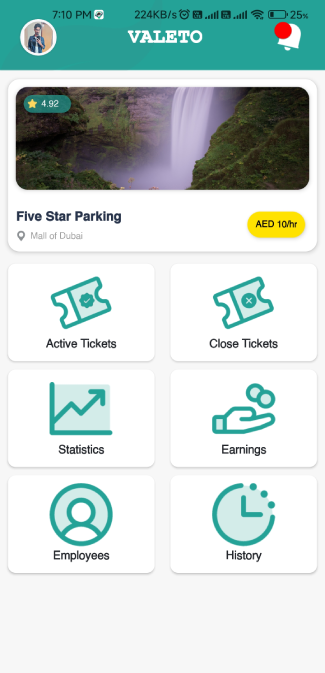 Valeto App Parking