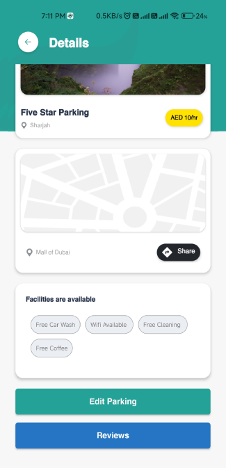 Valeto App Parking