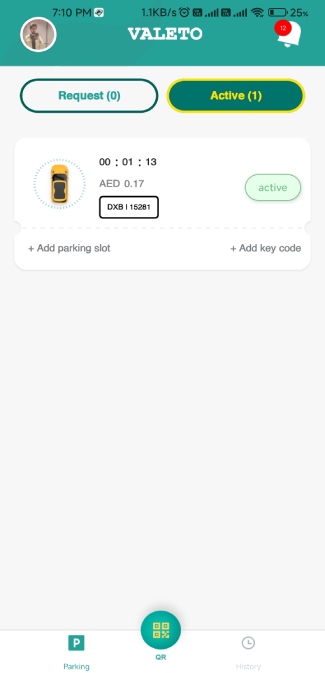 Valeto App Parking